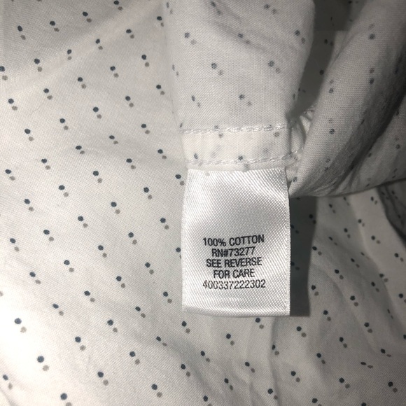 Men’s Sonoma Polka Dot LS Casual Button Up Shirt L - Picture 5 of 5